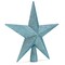 Ornativity Glitter Star Tree Topper - Christmas Tiffany Blue Decorative Holiday Bethlehem Star Ornament